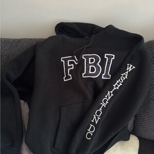 Black FBI Hoodie